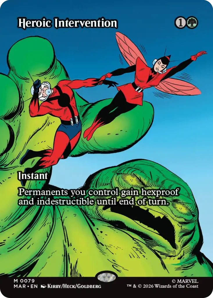 Heroic Intervention V2 Super Heroes Source Material Cards