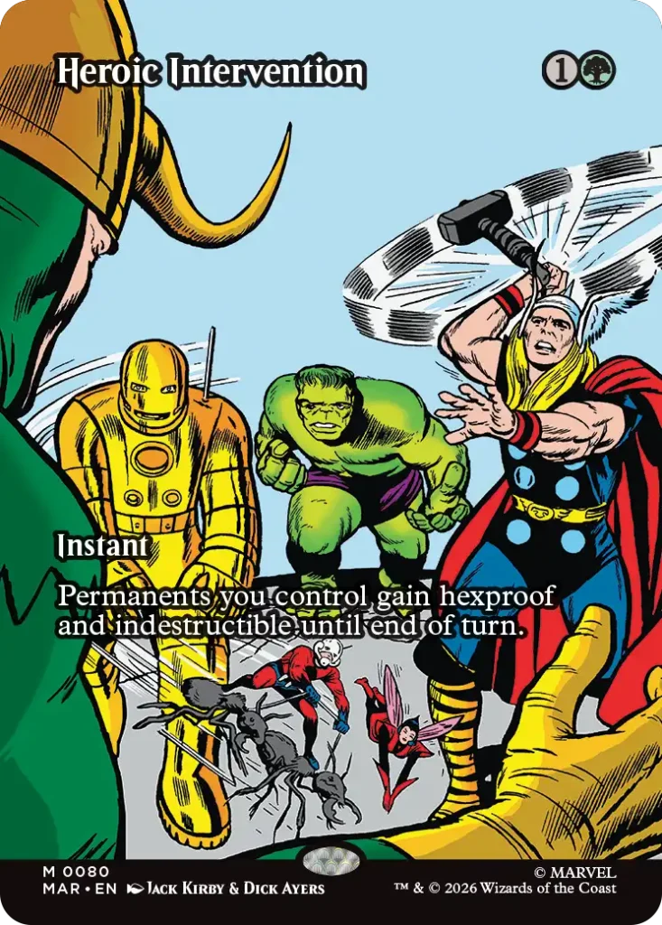 Heroic Intervention V3 Super Heroes Source Material Cards
