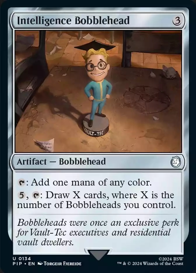 Intelligence Bobblehead Fallout Spoilers