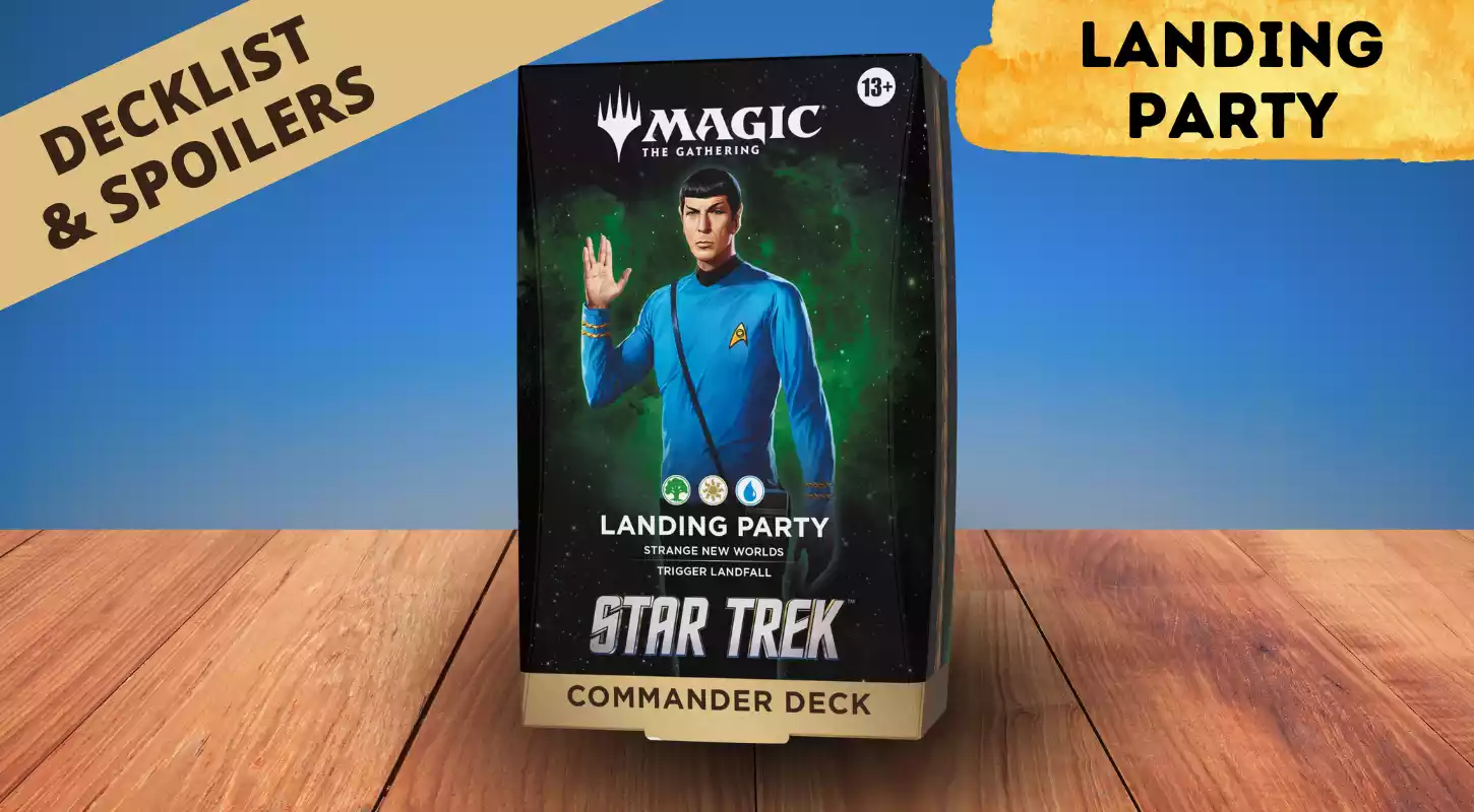 Landing Party Decklist Banner Star Trek