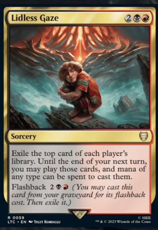 Lidless Gaze LotR Commander Precons