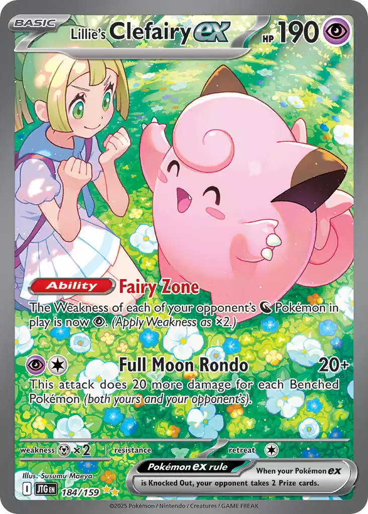 Lillie’s Clefairy ex Best Pokemon Booster Box Journey Together