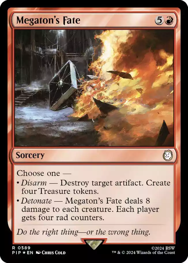 Megaton's Fate Fallout Scrappy Survivors Decklist Spoilers