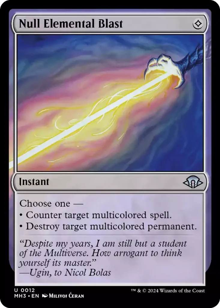 Null Elemental Blast Modern Horizons 3 Spoilers