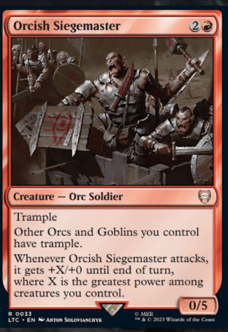 Orcish Middle-earth Commander Decklists
