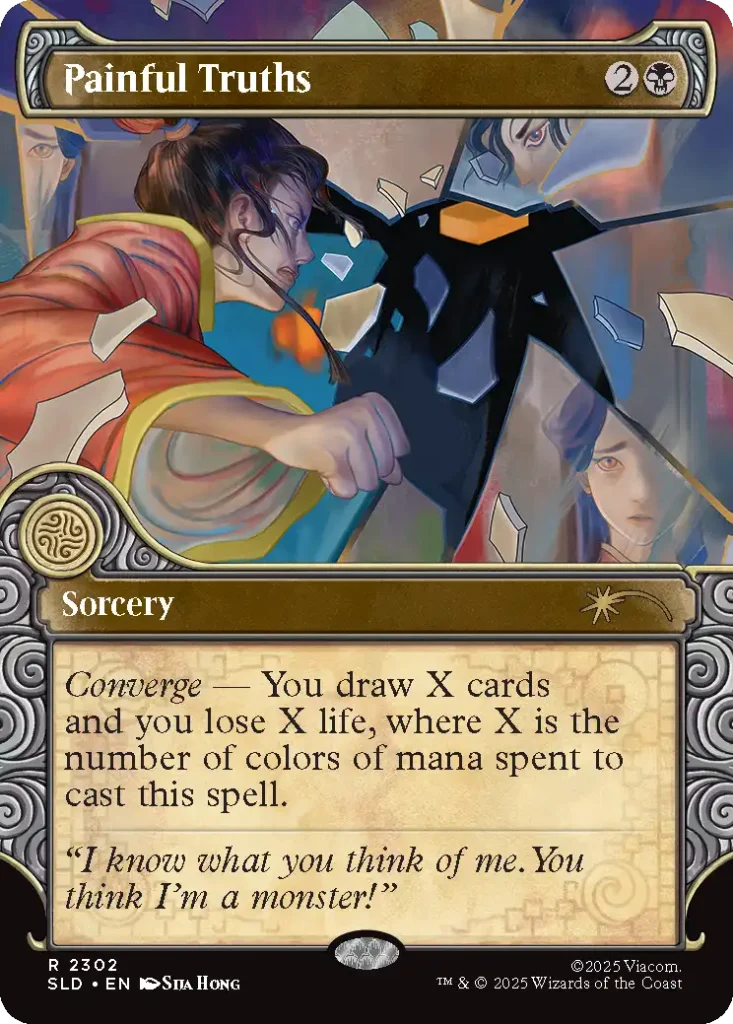 Painful Truths Elemental Frame Cards Secret Lair