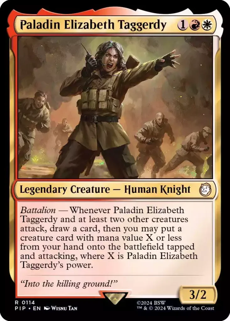 Paladin Elizabeth Taggerdy Hail Caesar Decklist