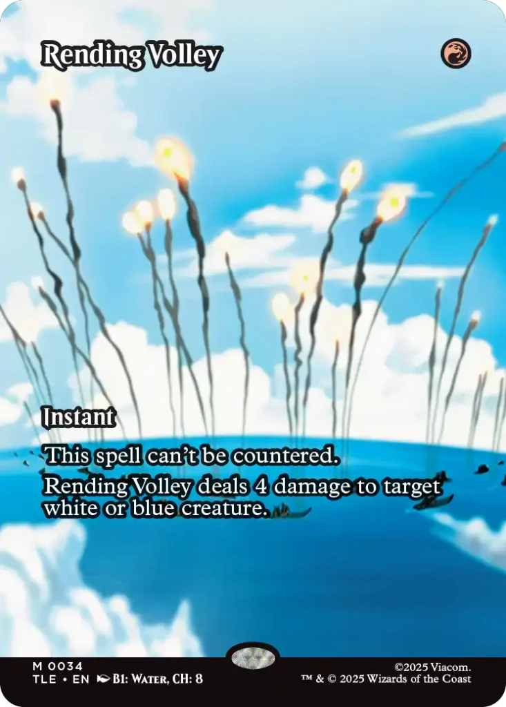 Rending Volley MTG ATLA Source Material