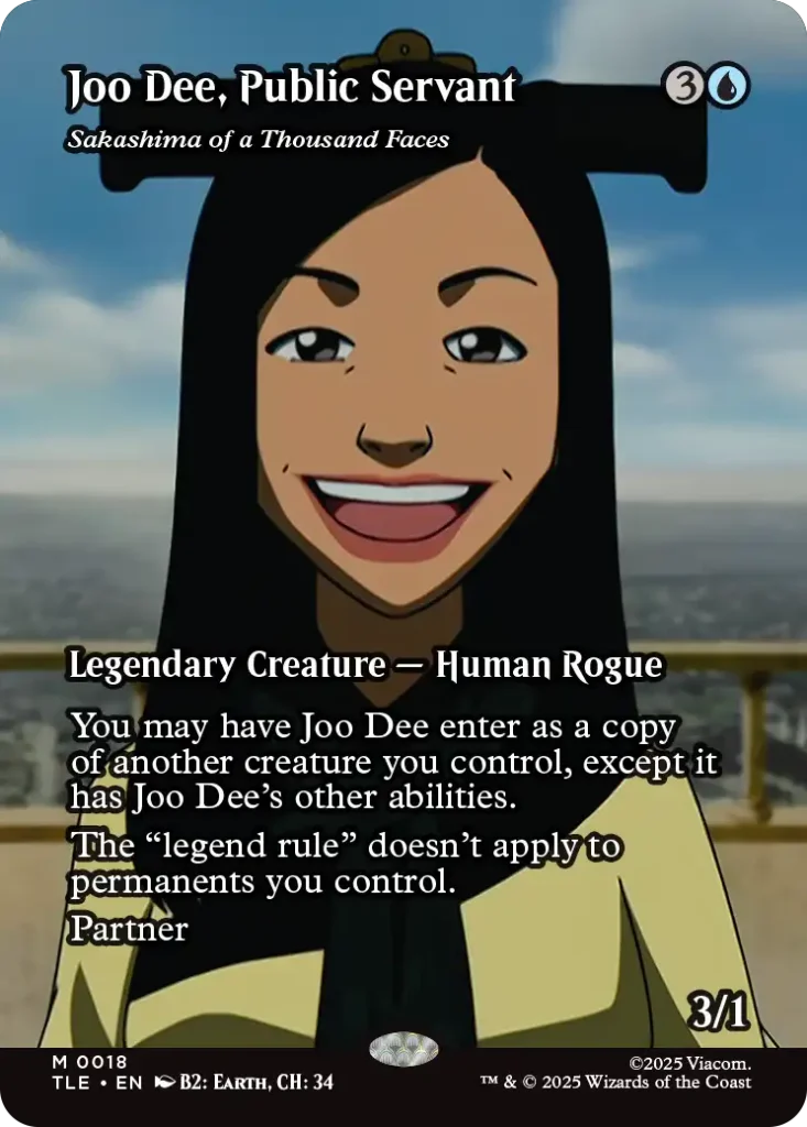 Sakashima of a Thousand Faces MTG ATLA Source Material