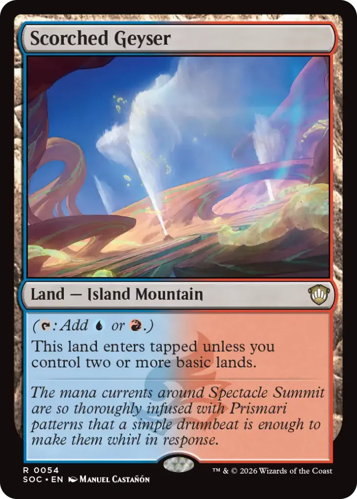 Scorched Geyser Prismari Artistry Decklist
