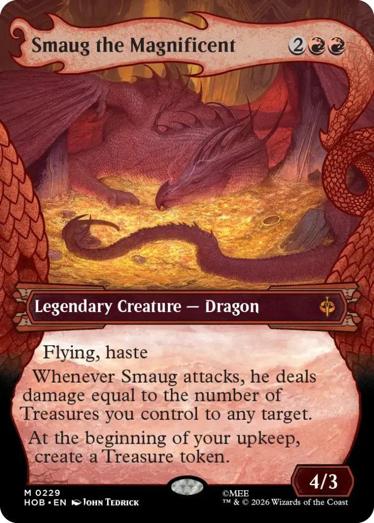 Smaug the Magnificent Dragon Hoard Frame
