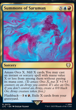 Summons LotR Commander Precons