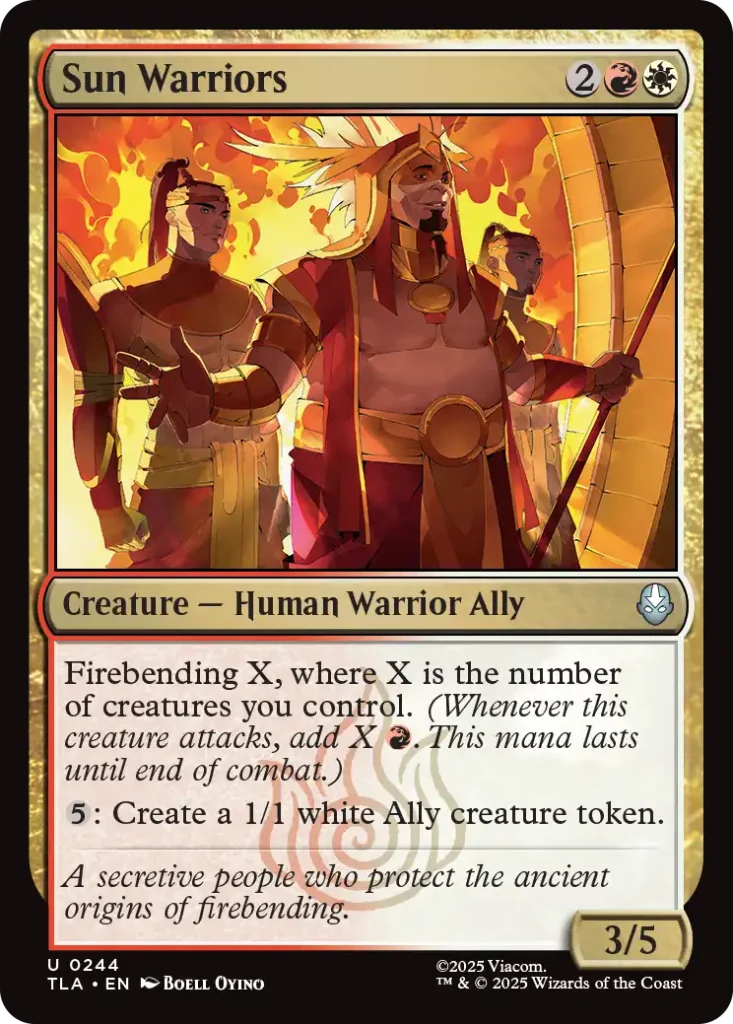 Sun Warriors Avatar Draft Guide