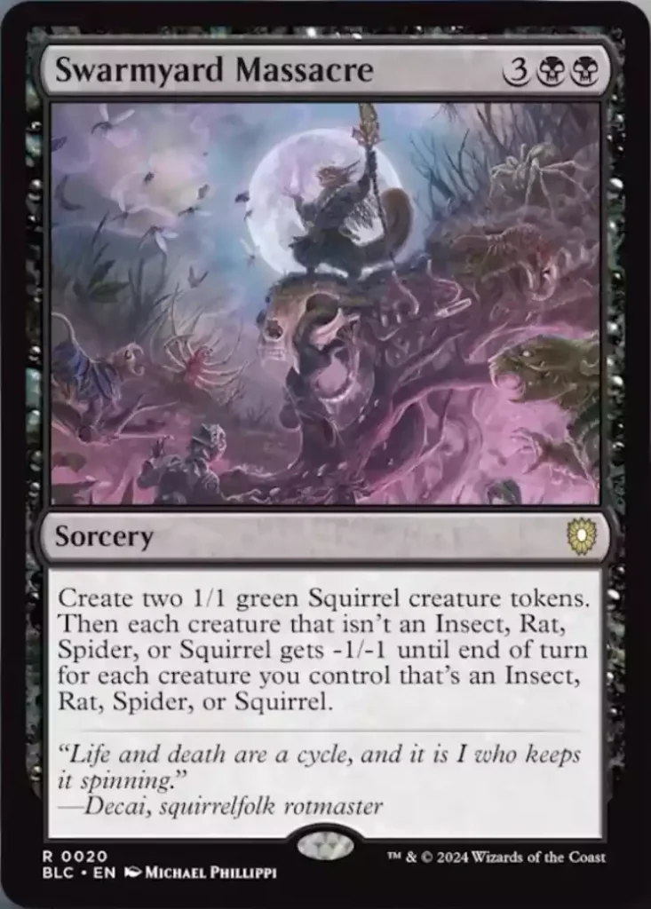 Swarmyard Massacre Squirreled Away Precon Spoilers