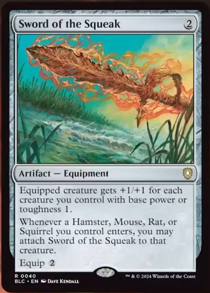 Sword of the Squeak Squirreled Away Precon Spoilers
