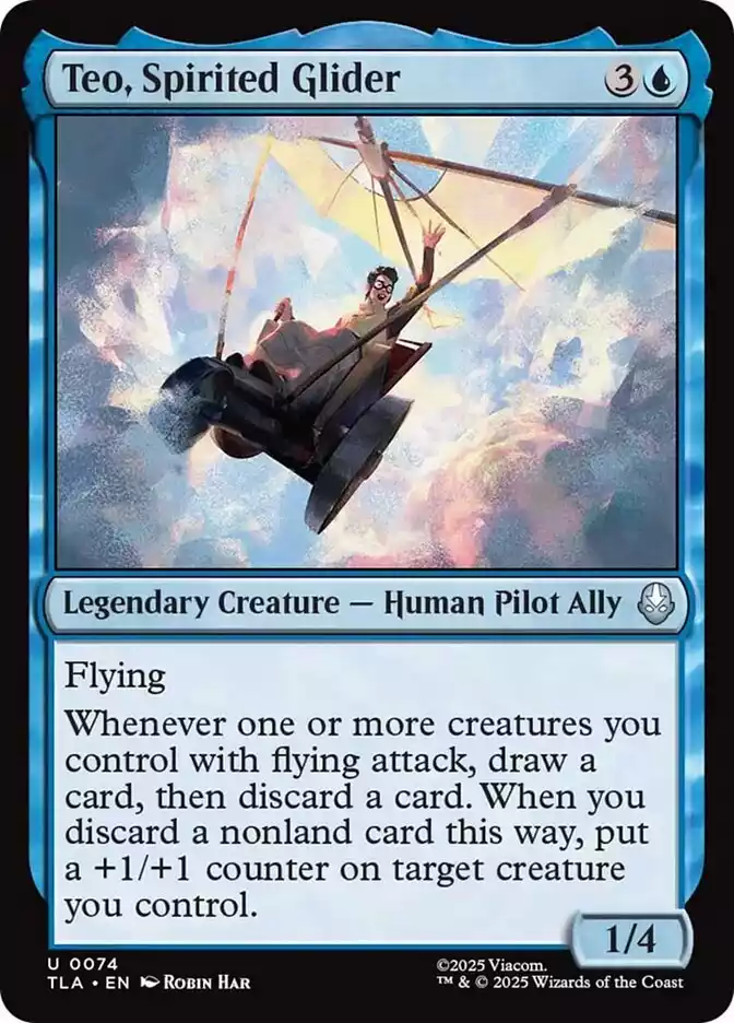 Teo, Spirited Glider Avatar Draft Guide