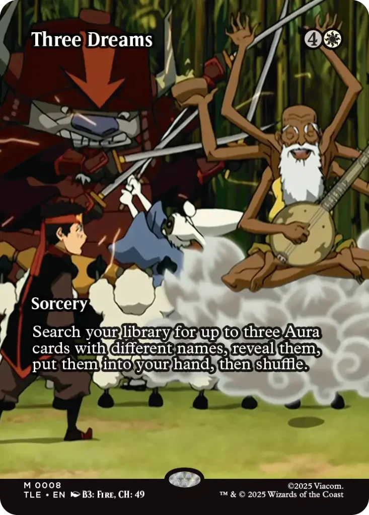 Three Dreams MTG ATLA Source Material
