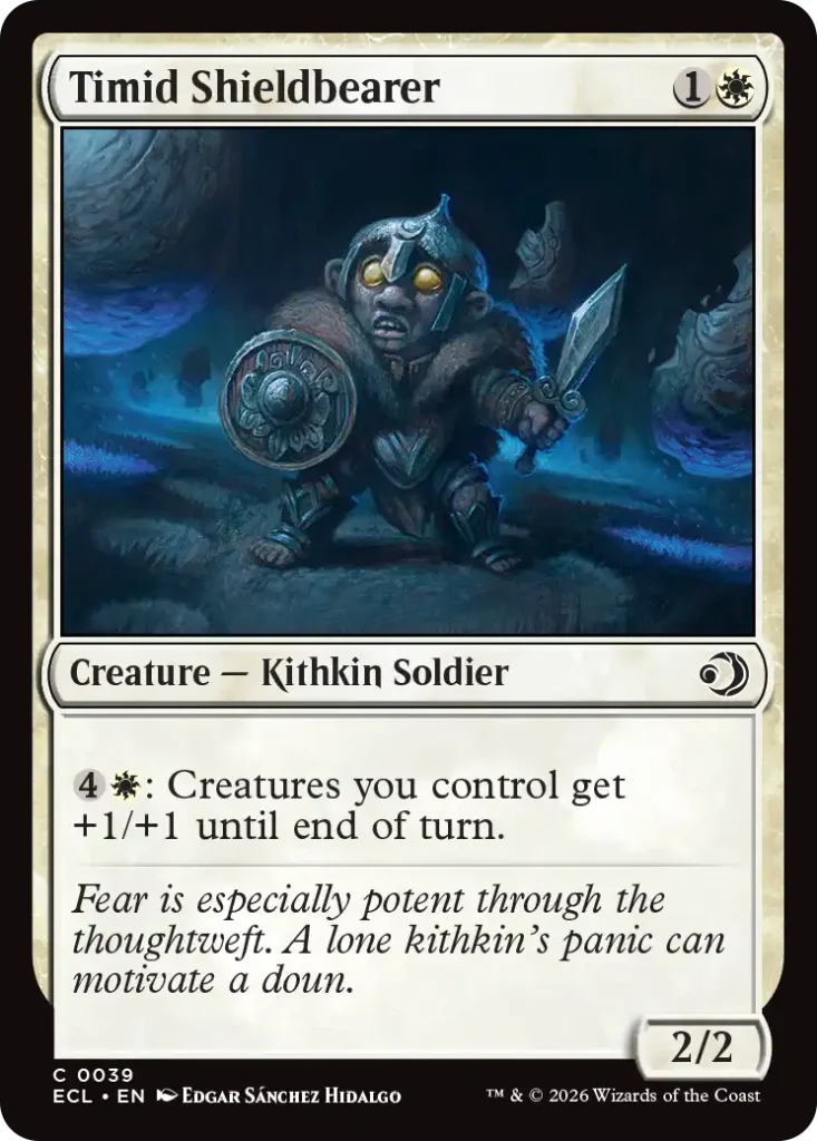 Timid Shieldbearer Timid Shieldbearer Lorwyn Eclipsed Draft Guide