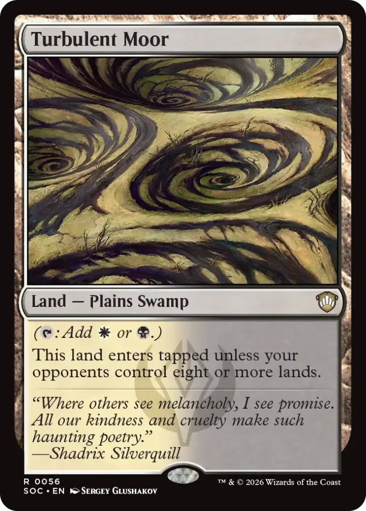 Turbulent Moor Silverquill Influence Precon Review Decklist