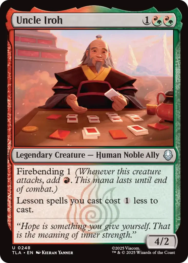 Uncle Iroh Avatar Draft Guide