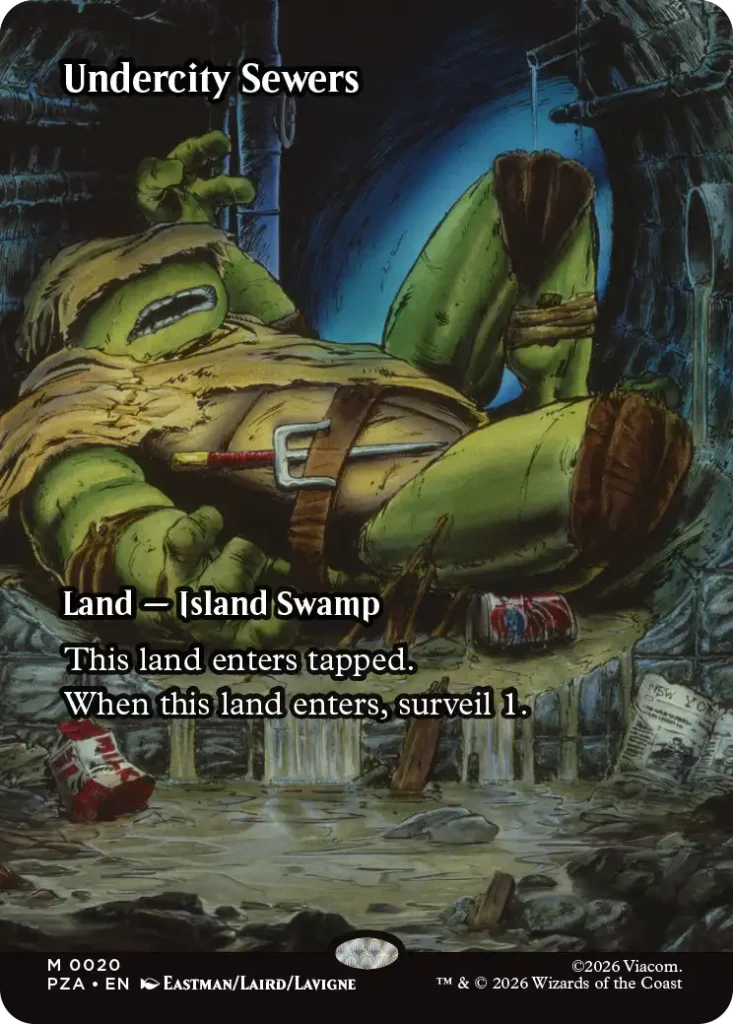 Undercity Sewers TMNT Source Material Cards
