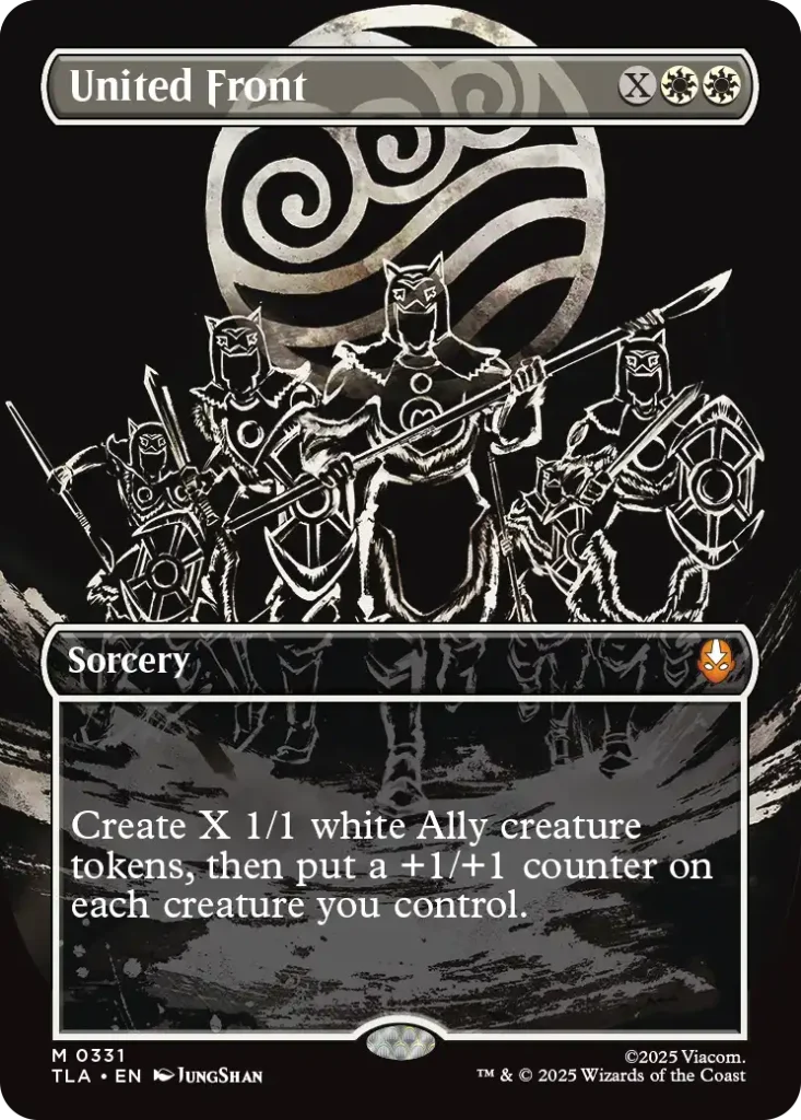 United Front Battle Pose Cards List