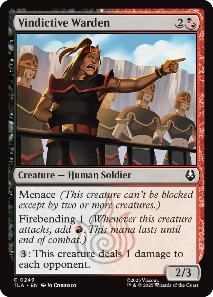 Vindictive Warden How to Draft Avatar MTG