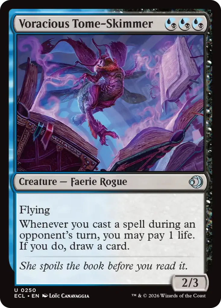 Voracious Tome-Skimmer Lorwyn Eclipsed Draft Archetypes
