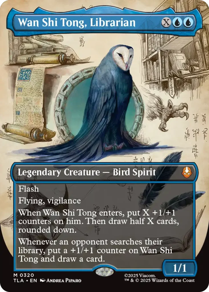 Wan Shi Tong, Librarian MTG Avatar Field Notes Treatment