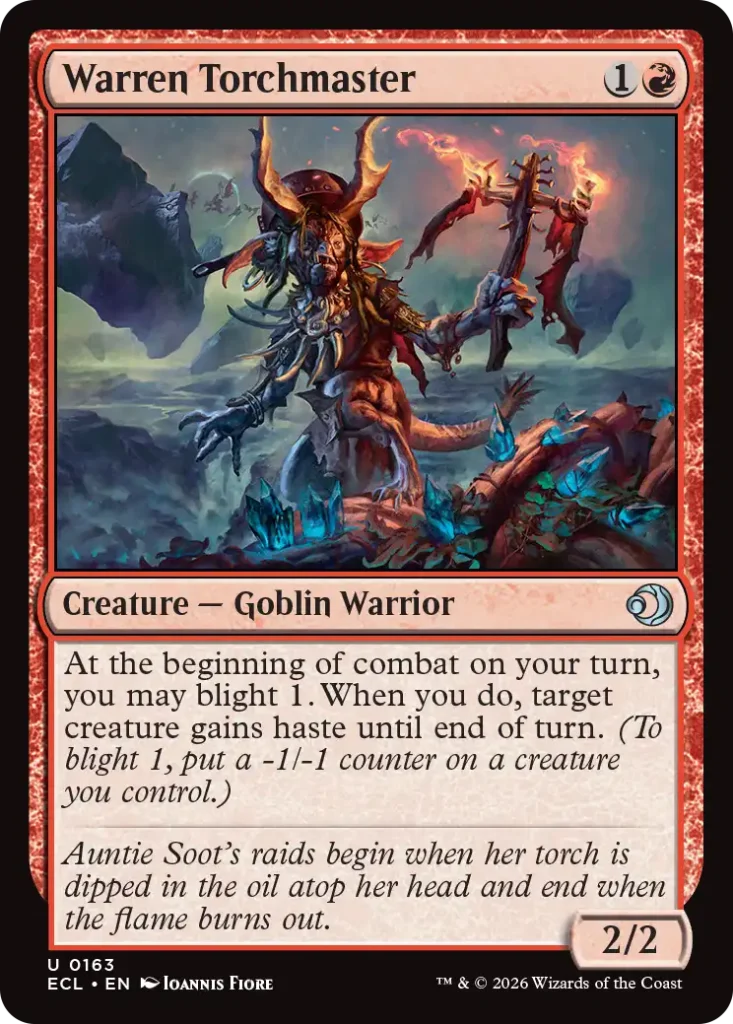 Warren Torchmaster Lorwyn Draft Guide