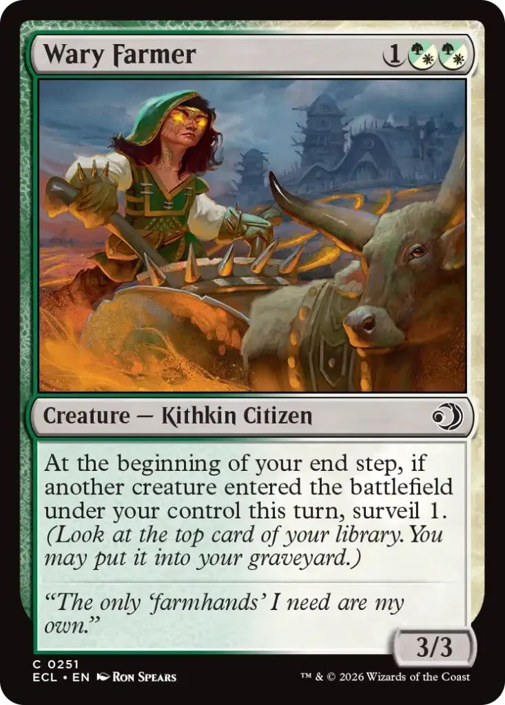 Wary Farmer Lorwyn Eclipsed Draft Archetypes