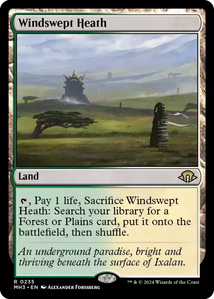 Windswept Heath Modern Horizons 3 Spoilers