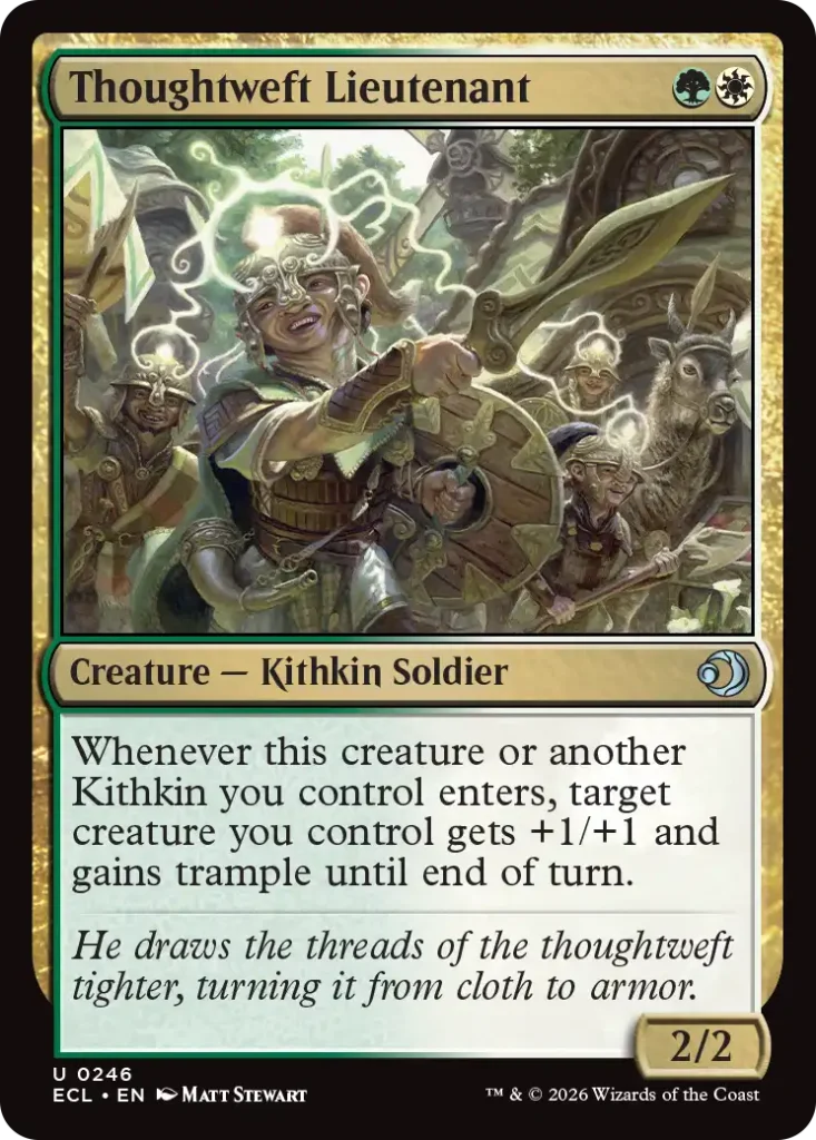 Thoughtweft Lieutenant
Lorwyn Eclipsed Draft Archetypes